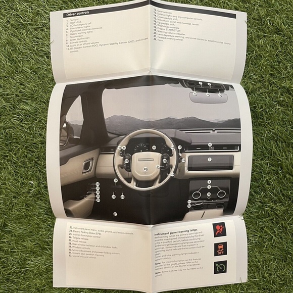 2018 Land Rover Range Rover Velar Owners Manual - Picture 6 of 12